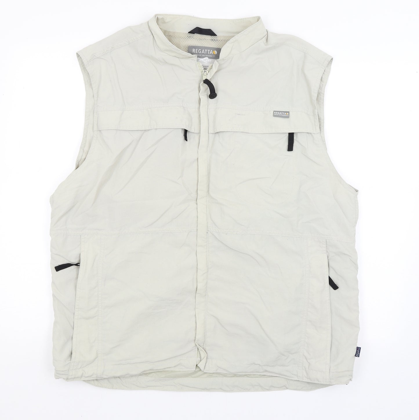 Regatta Mens Beige   Gilet Coat Size L