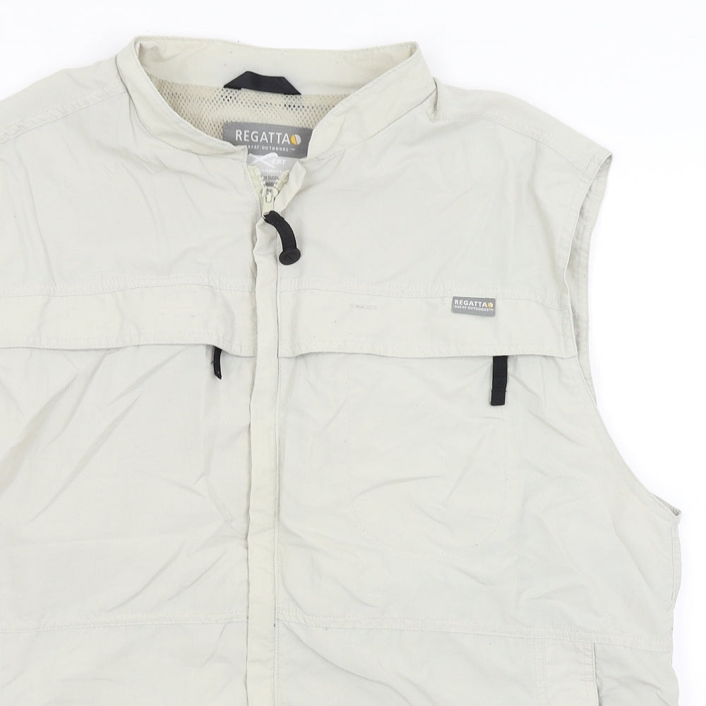 Regatta Mens Beige   Gilet Coat Size L