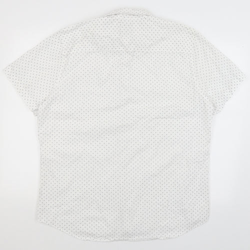 F&F Mens White    Button-Up Size XL