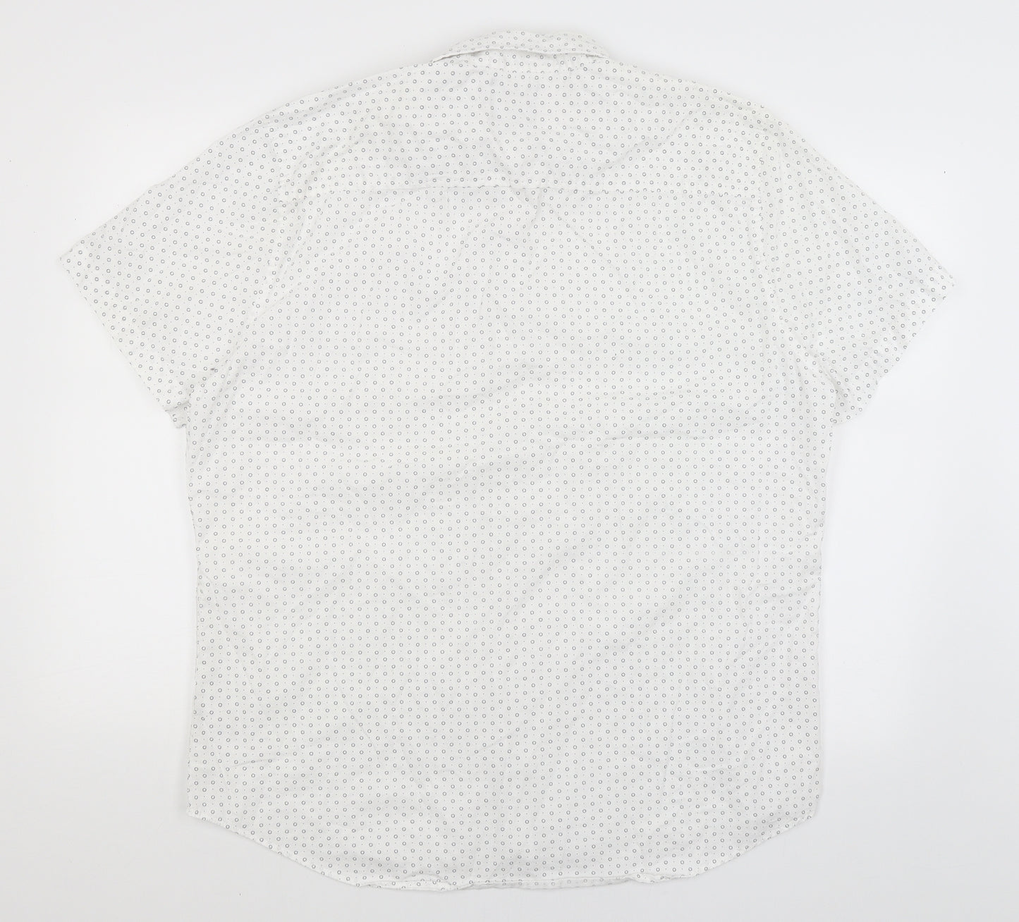 F&F Mens White    Button-Up Size XL
