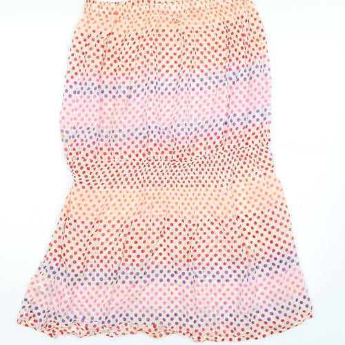 Topshop Womens Ivory Polka Dot  Bodycon  Size M