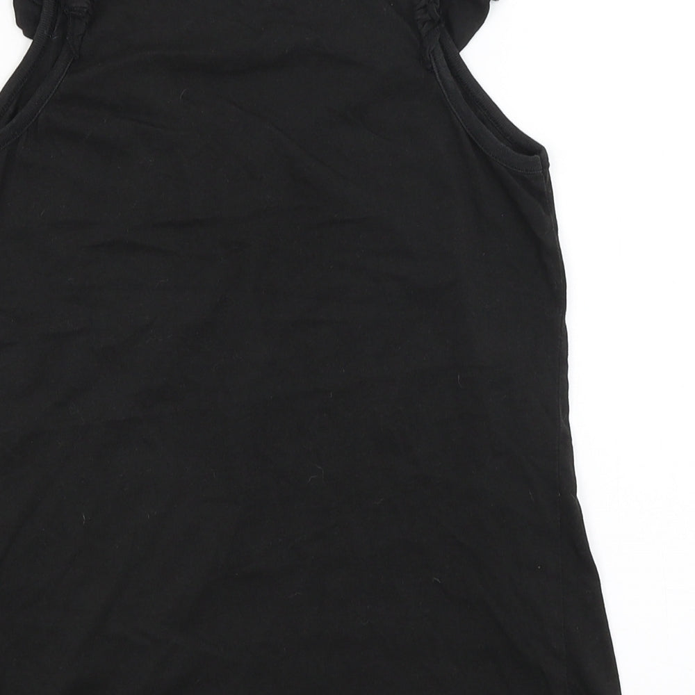 New Look Womens Black   Basic Tank Size 8