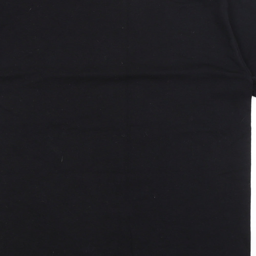 Fruit of the Loom Mens Black    T-Shirt Size M  - Hobgoblin