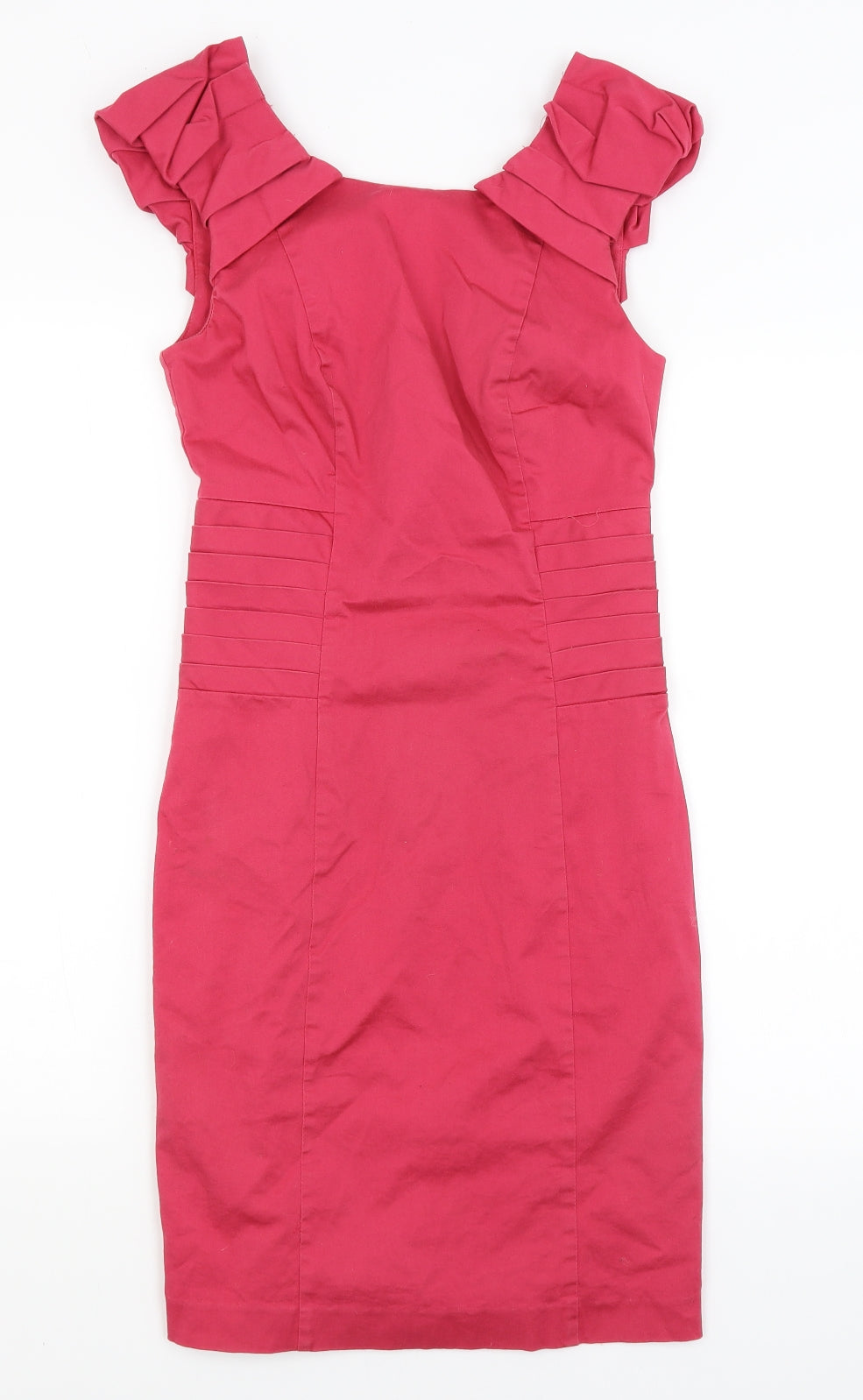Warehouse Womens Pink   Pencil Dress  Size 10