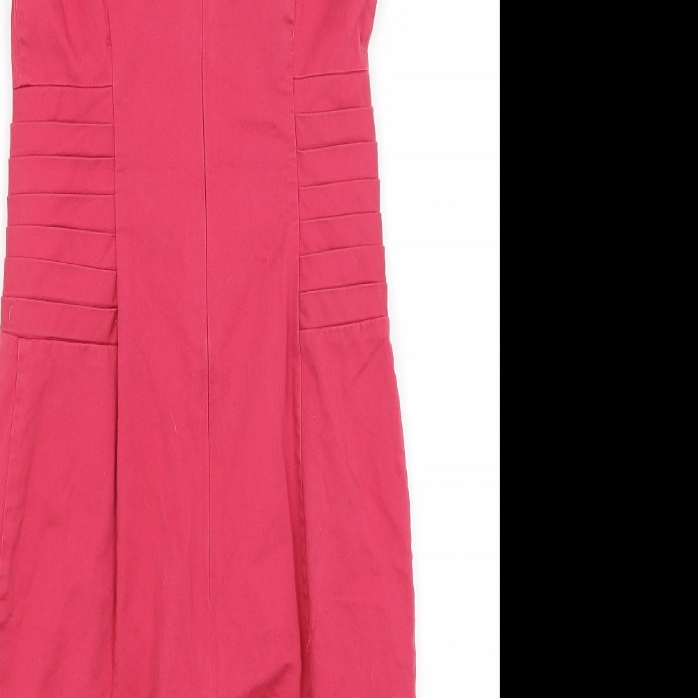 Warehouse Womens Pink   Pencil Dress  Size 10