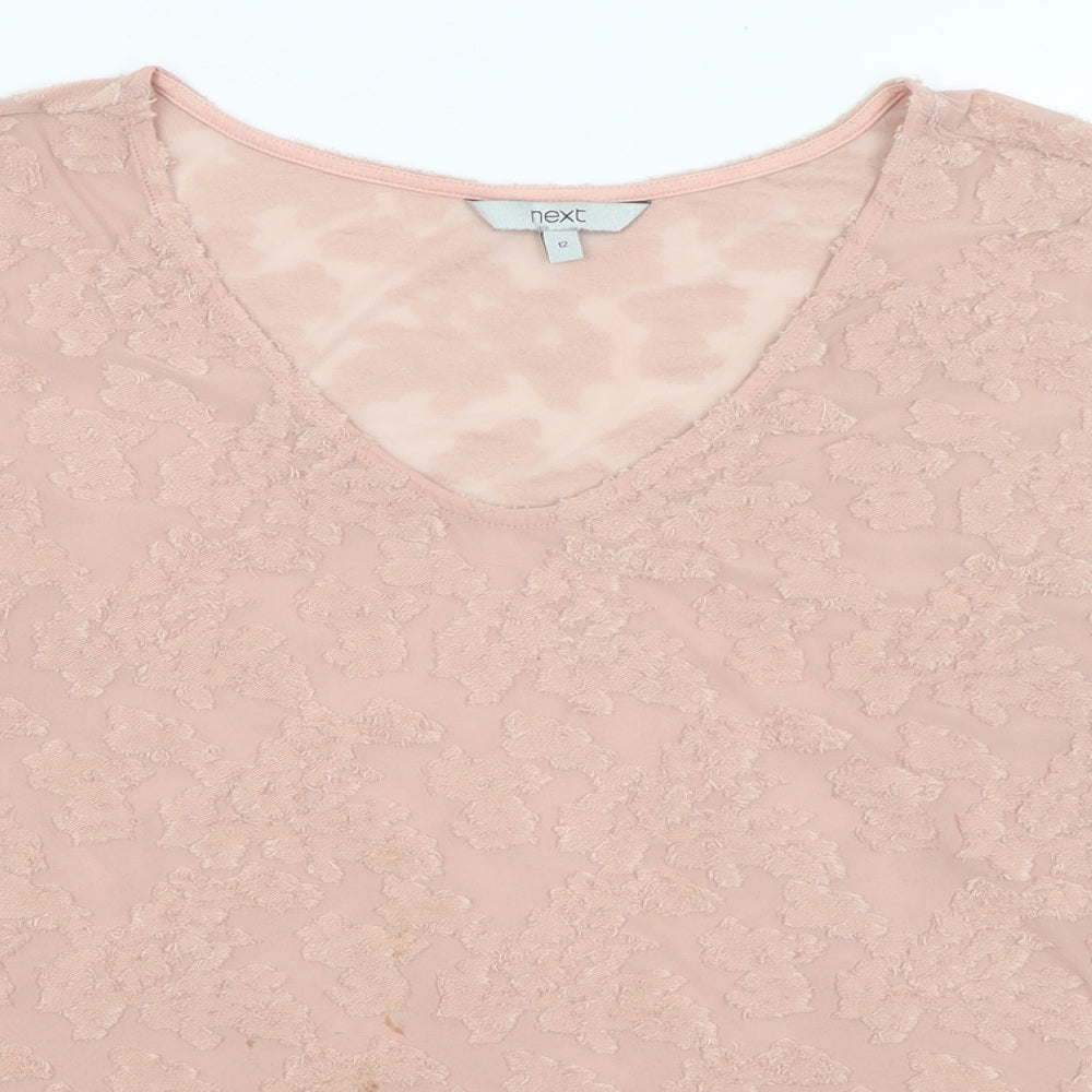 NEXT Womens Pink   Basic T-Shirt Size 12
