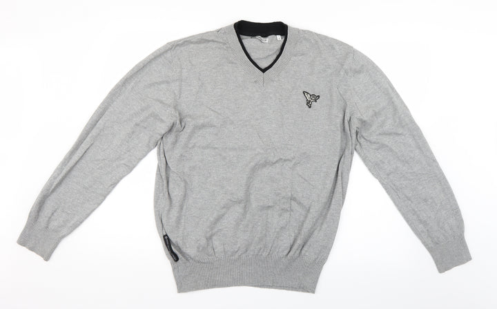 Henleys Womens Grey Pullover Jumper Size 4