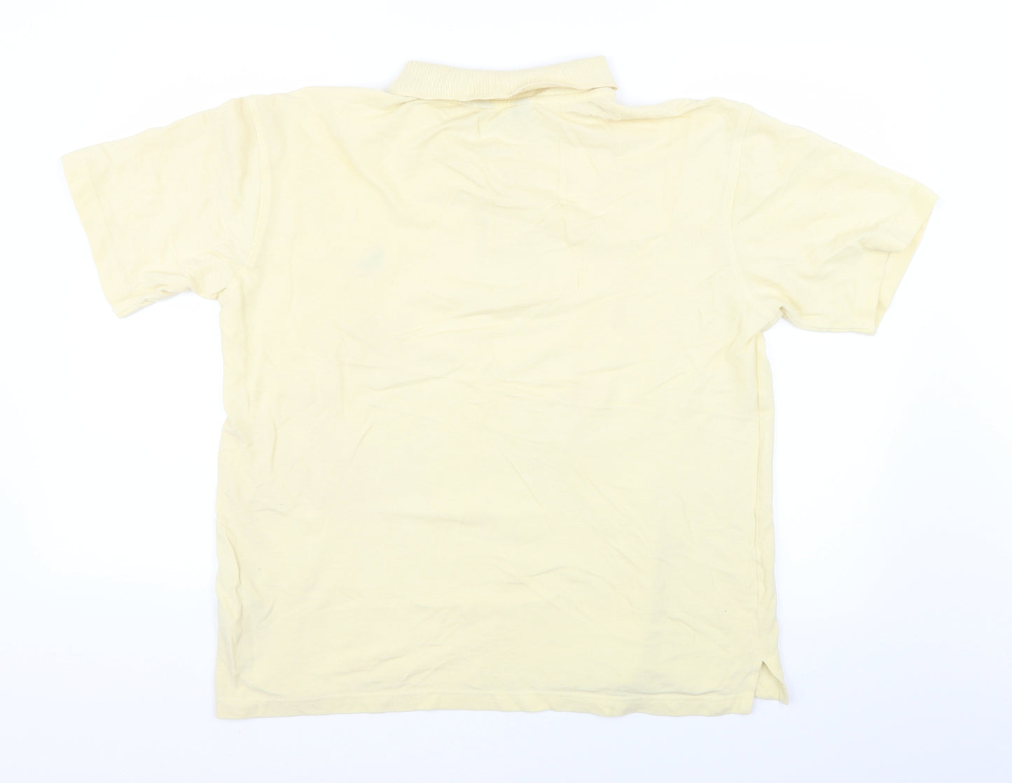 Cutting Edge Mens Yellow    Polo Size L