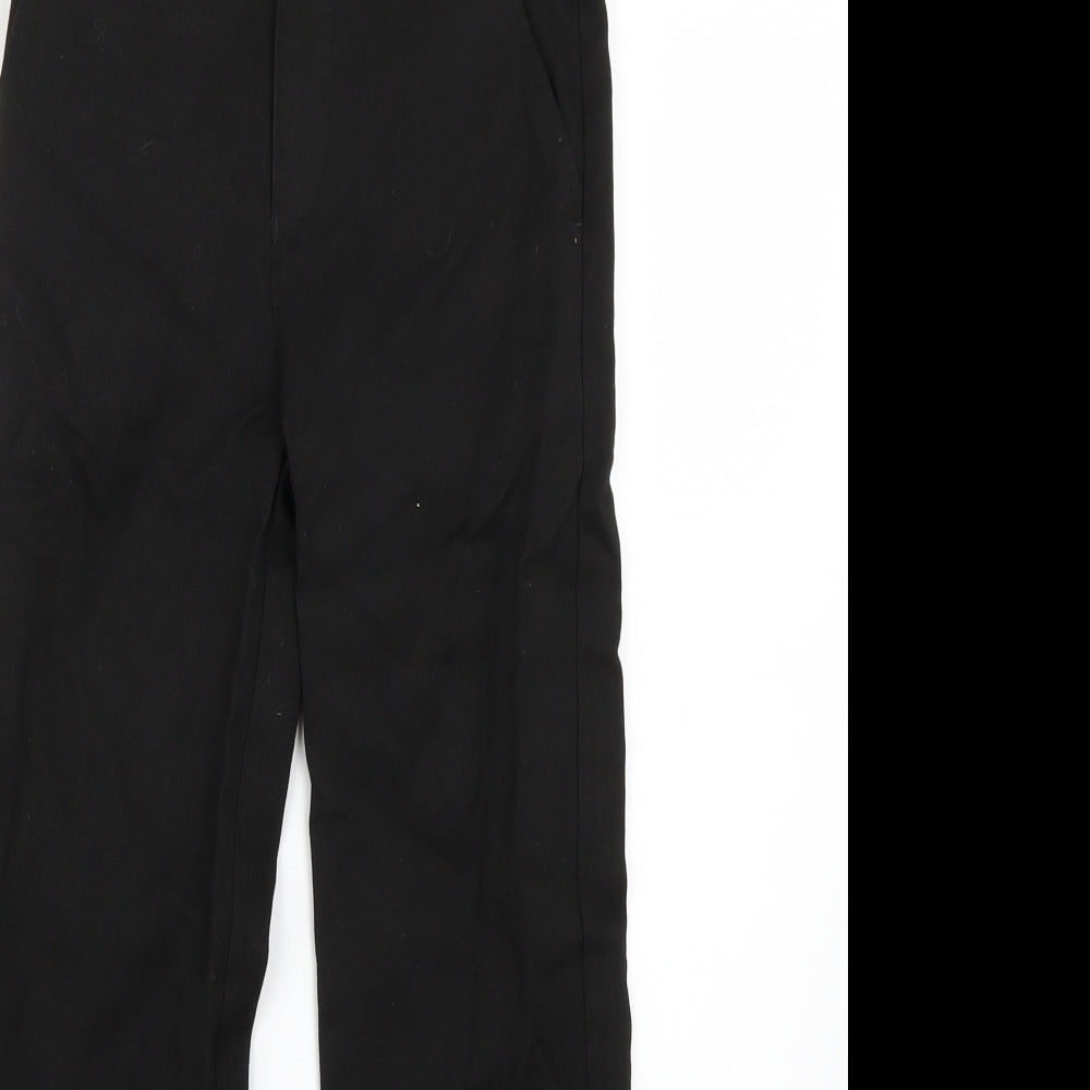 F&F Boys Black   Dress Pants Trousers Size 7-8 Years