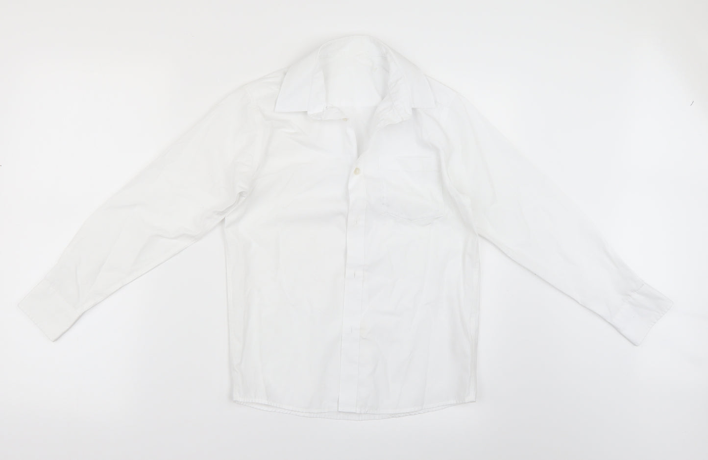 TU Girls White   Basic Button-Up Size 10 Years