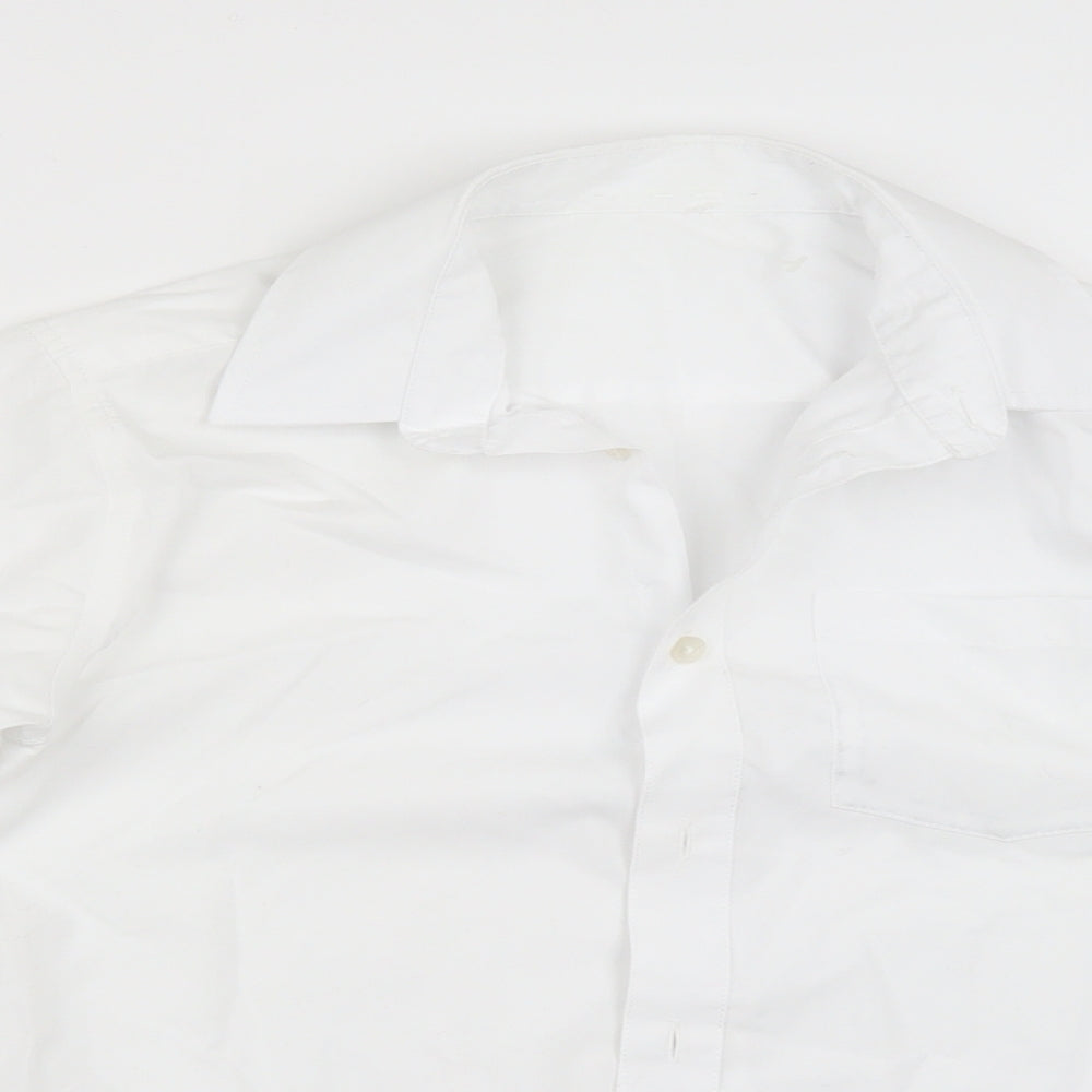 TU Girls White   Basic Button-Up Size 10 Years