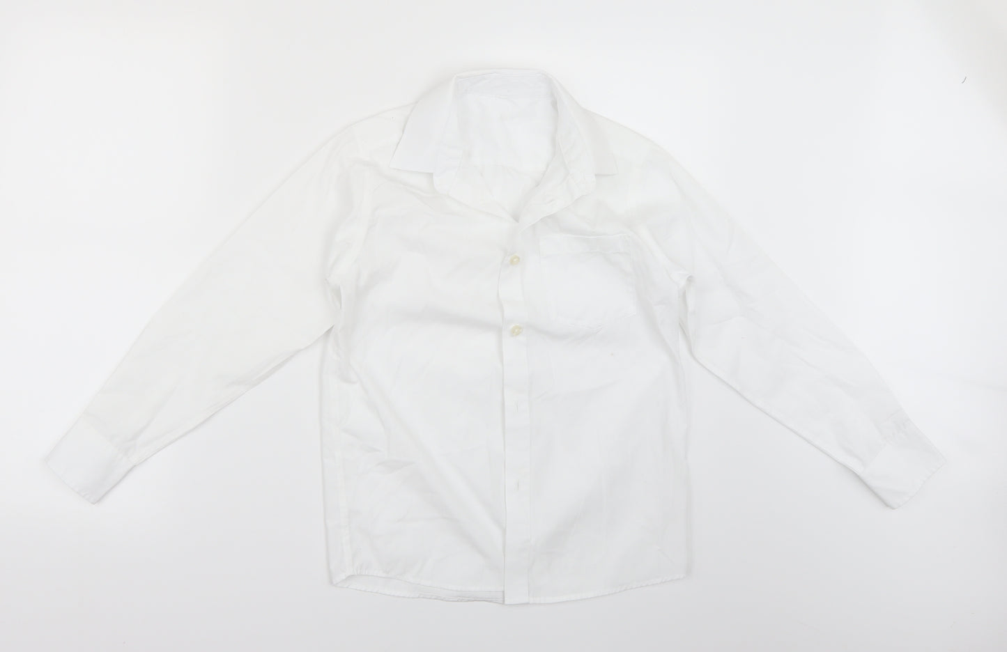 TU Girls White   Basic Button-Up Size 10 Years