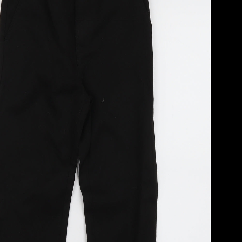 F&F Boys Black   Dress Pants Trousers Size 7-8 Years