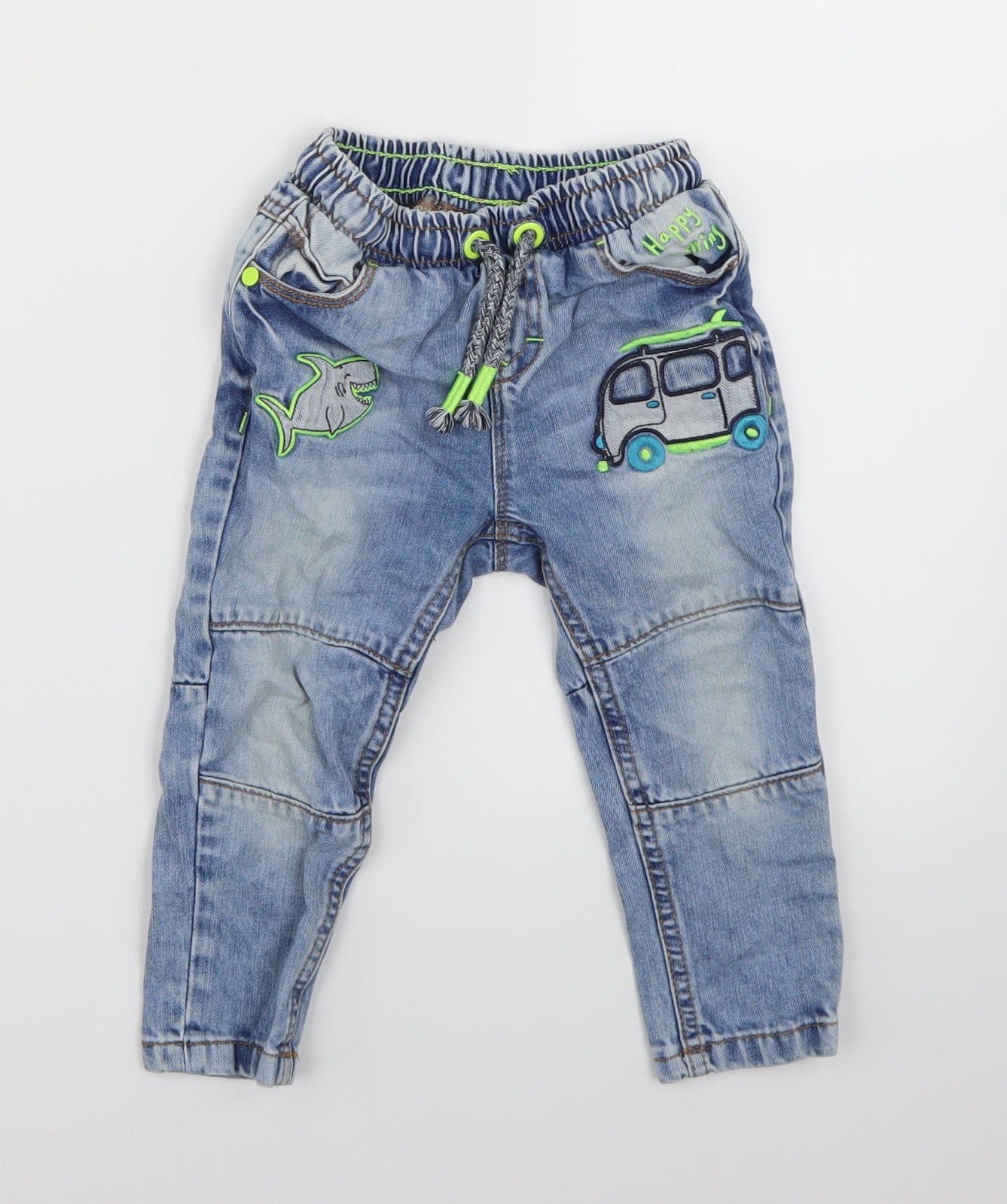 George Boys Blue  Denim  Jeans Size 12-18 Months
