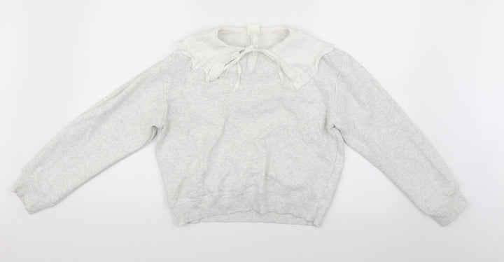 H&M Womens Grey   Henley Jumper Size XS