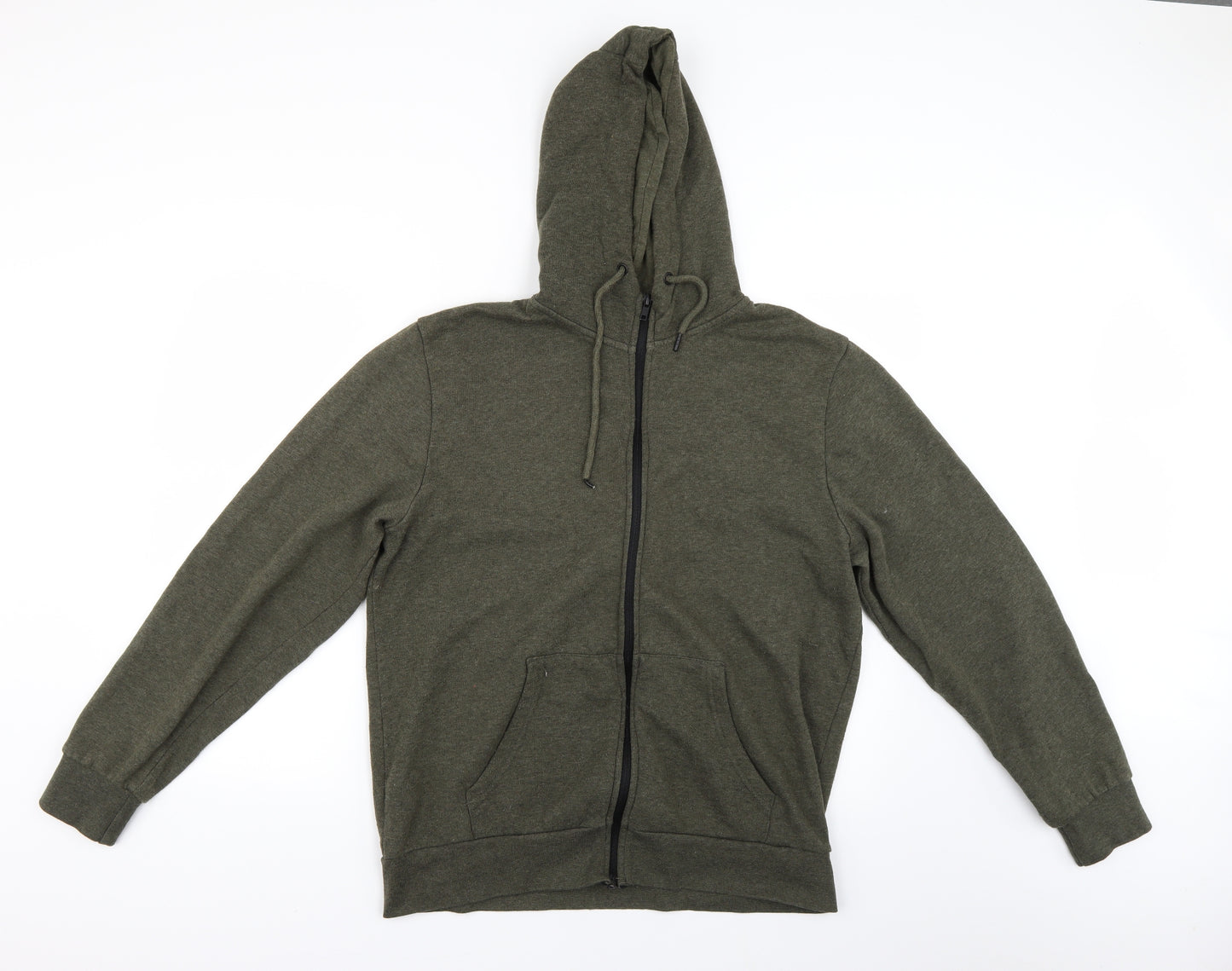 Primark Womens Green   Cardigan Hoodie Size L