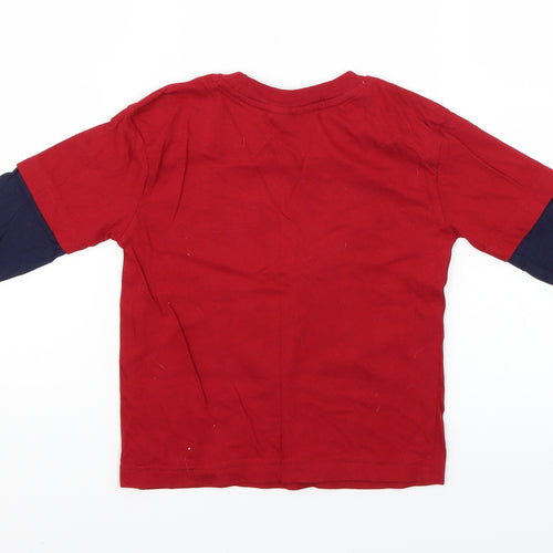 duck & dodge Boys Red   Basic Casual Size 4 Years