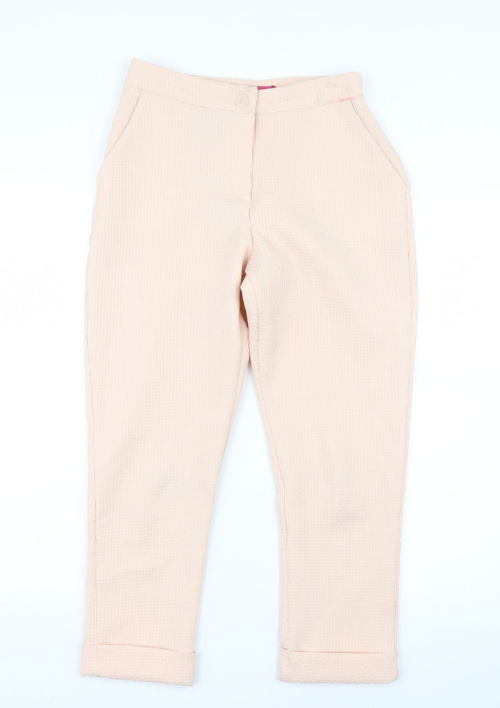 Boohoo Womens Pink Trousers Size 8 L23 in
