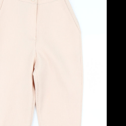 Boohoo Womens Pink    Trousers Size 8 L23 in