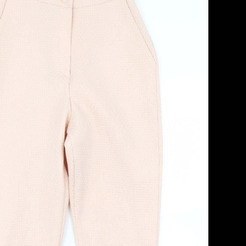Boohoo Womens Pink    Trousers Size 8 L23 in