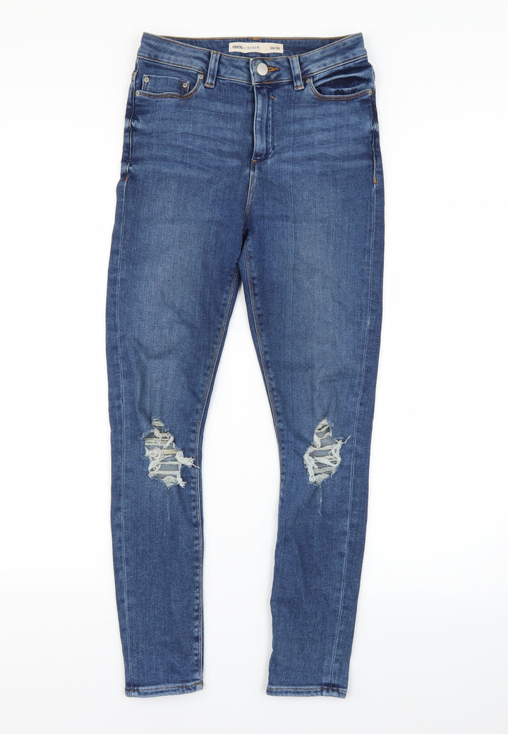 ASOS Womens Blue Denim Skinny Jeans Size 26 L30 in