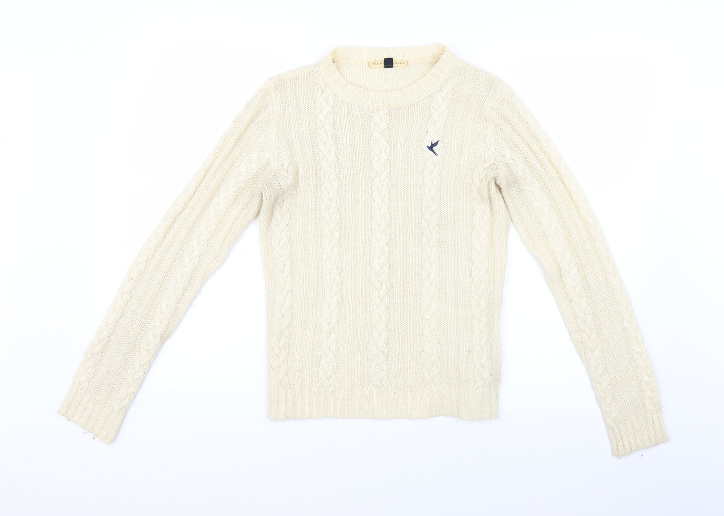 blonde + blonde Womens Ivory   Pullover Jumper Size 8