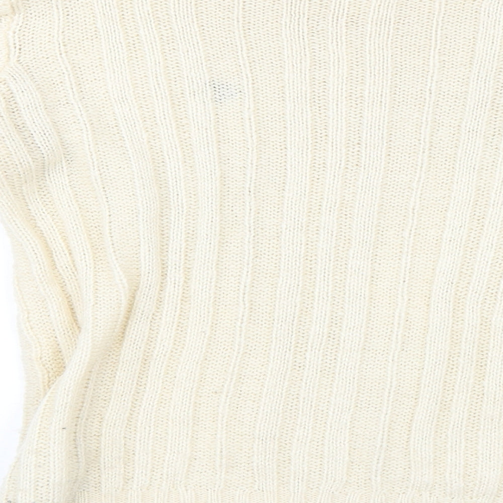 blonde + blonde Womens Ivory   Pullover Jumper Size 8