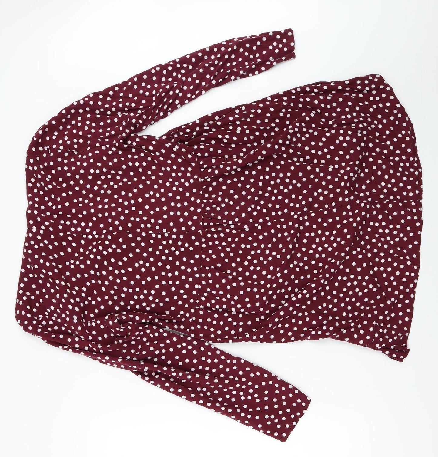 Primark Womens Purple Polka Dot  Fit & Flare  Size 14