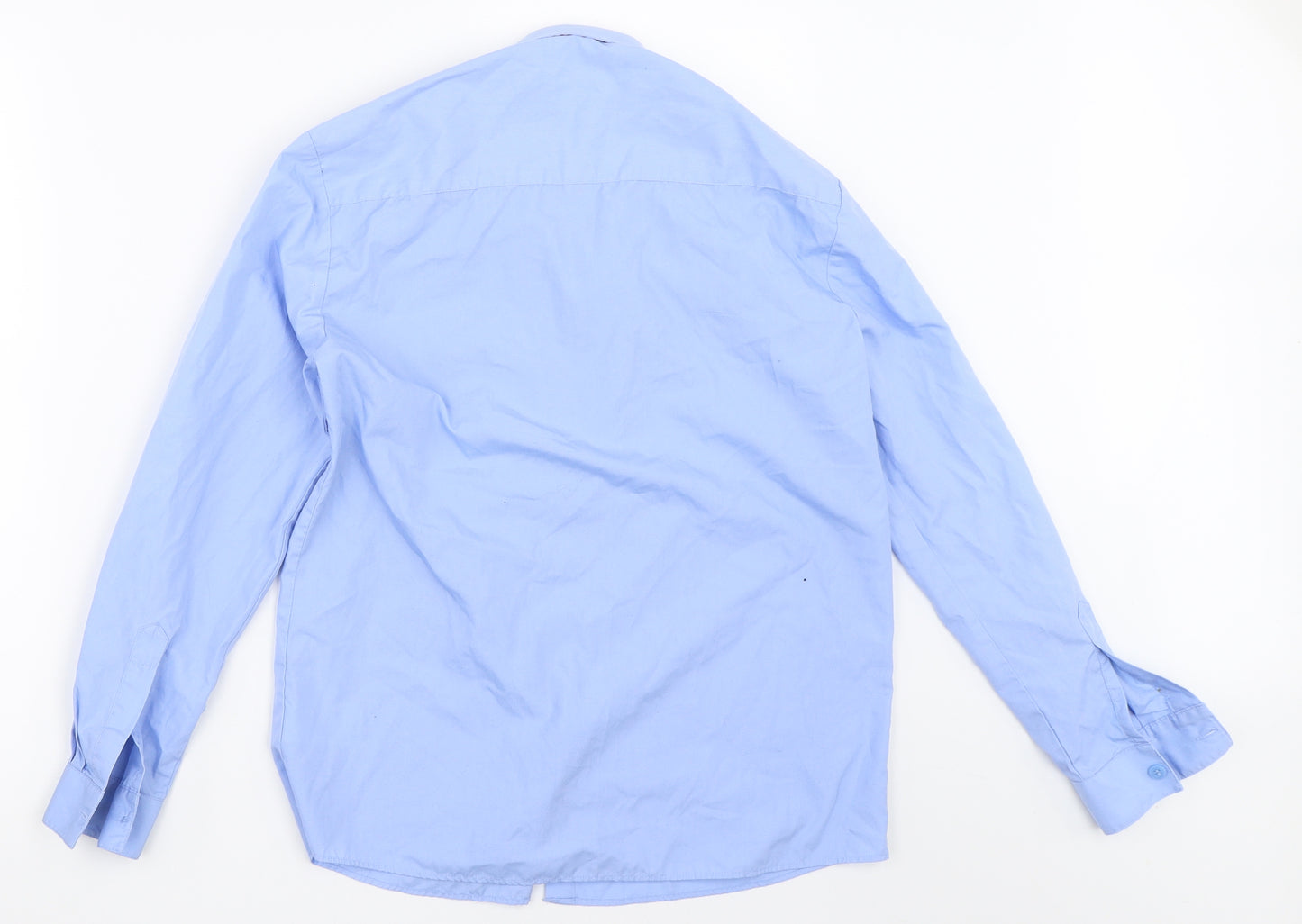 George Boys Blue   Basic Button-Up Size 11-12 Years