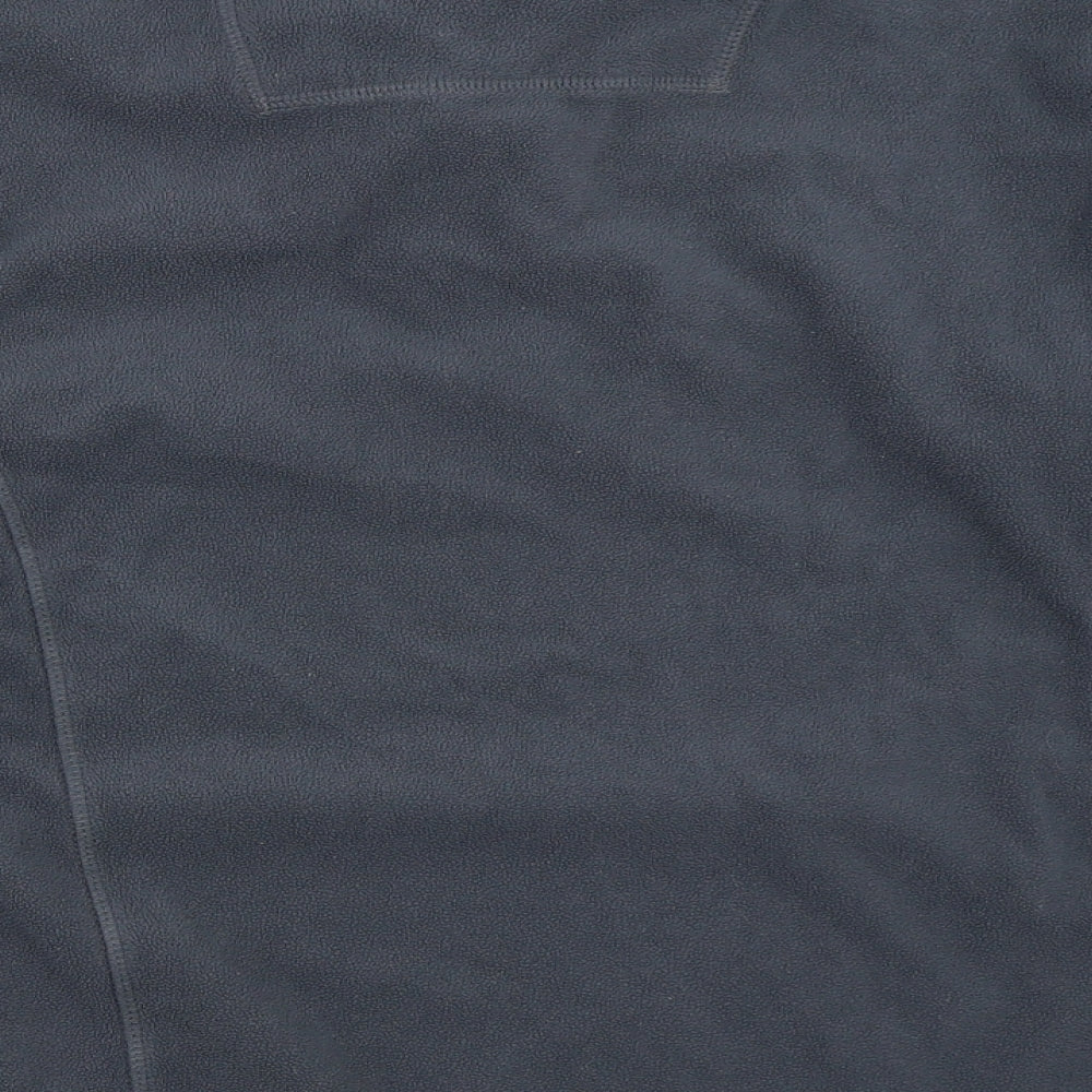 Cedar Wood State Mens Grey  Fleece Henley Sweatshirt Size M