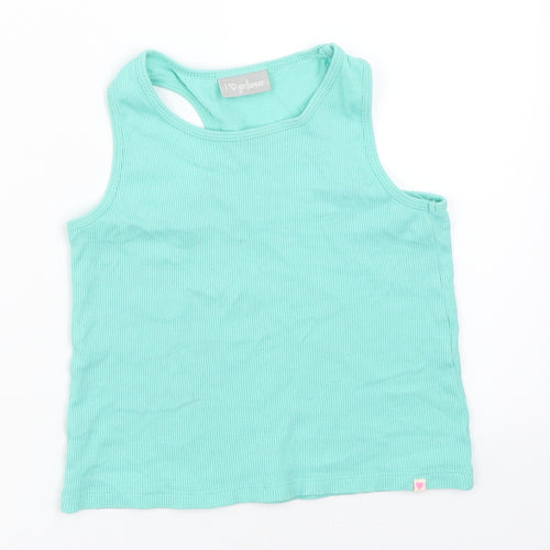 Matalan Girls Blue   Basic Tank Size 7 Years