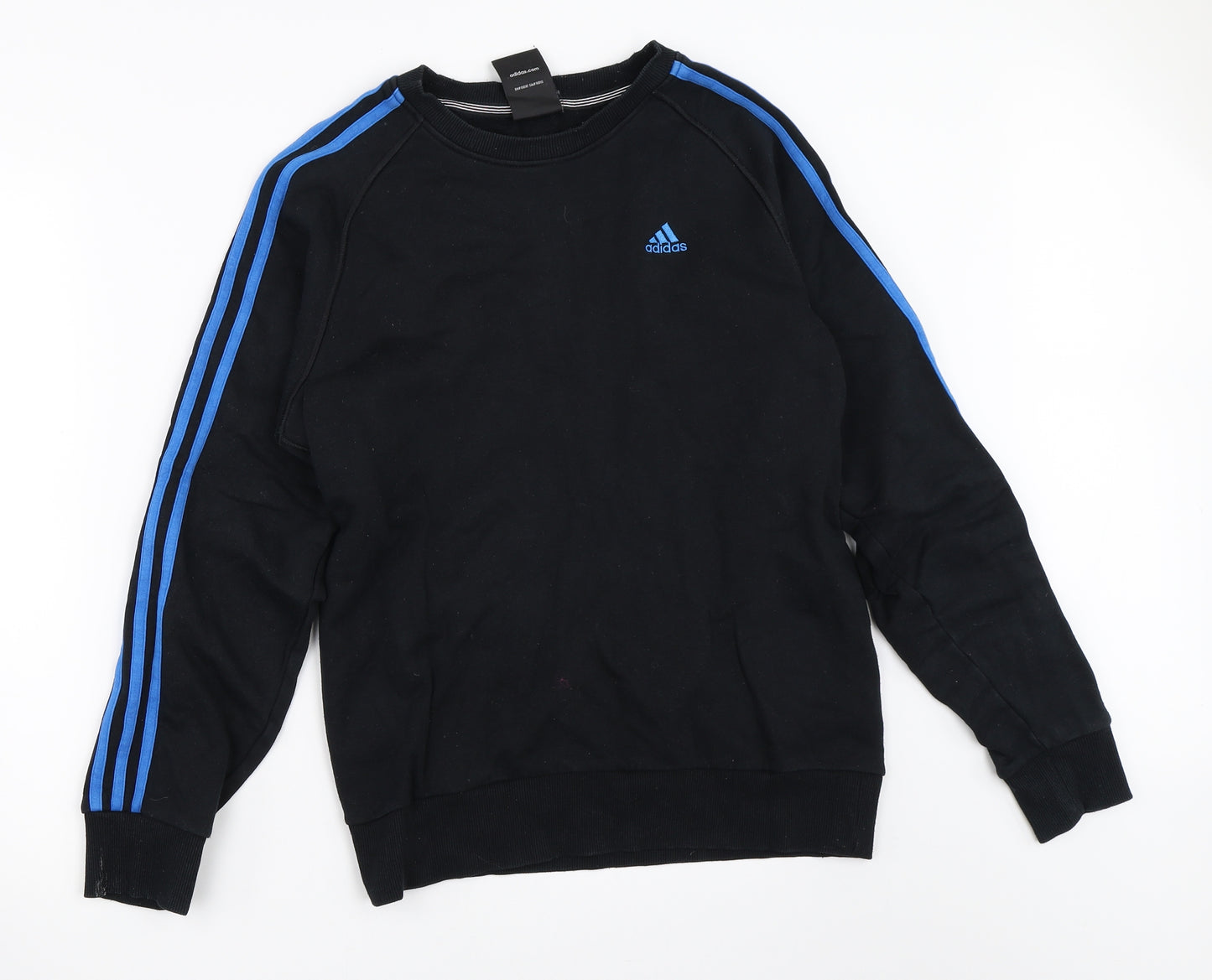 adidas Mens Black   Pullover Sweatshirt Size S