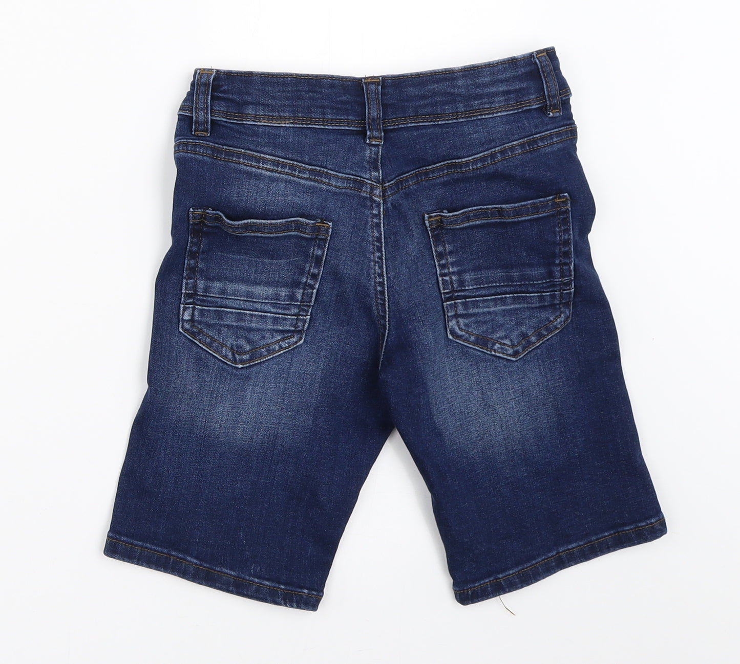 Primark Boys Blue  Denim Bermuda Shorts Size 7-8 Years