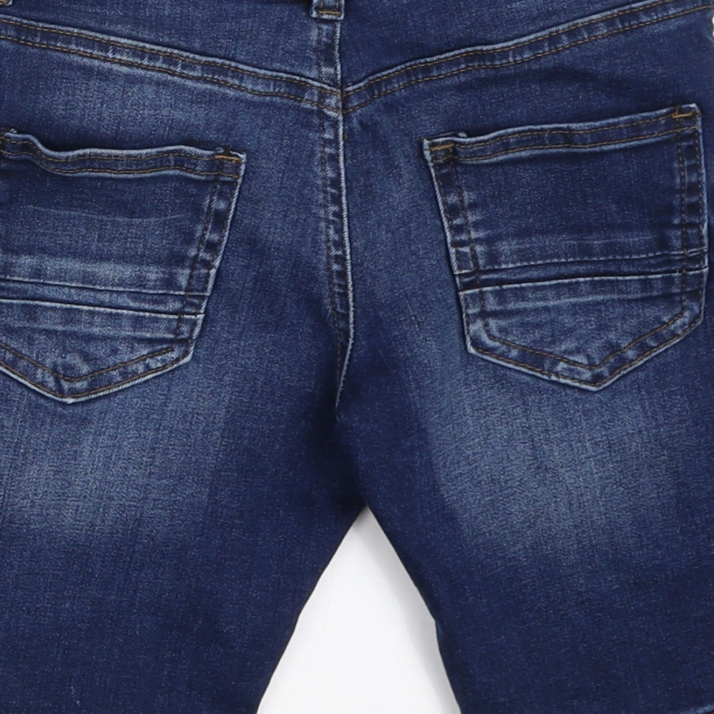 Primark Boys Blue  Denim Bermuda Shorts Size 7-8 Years