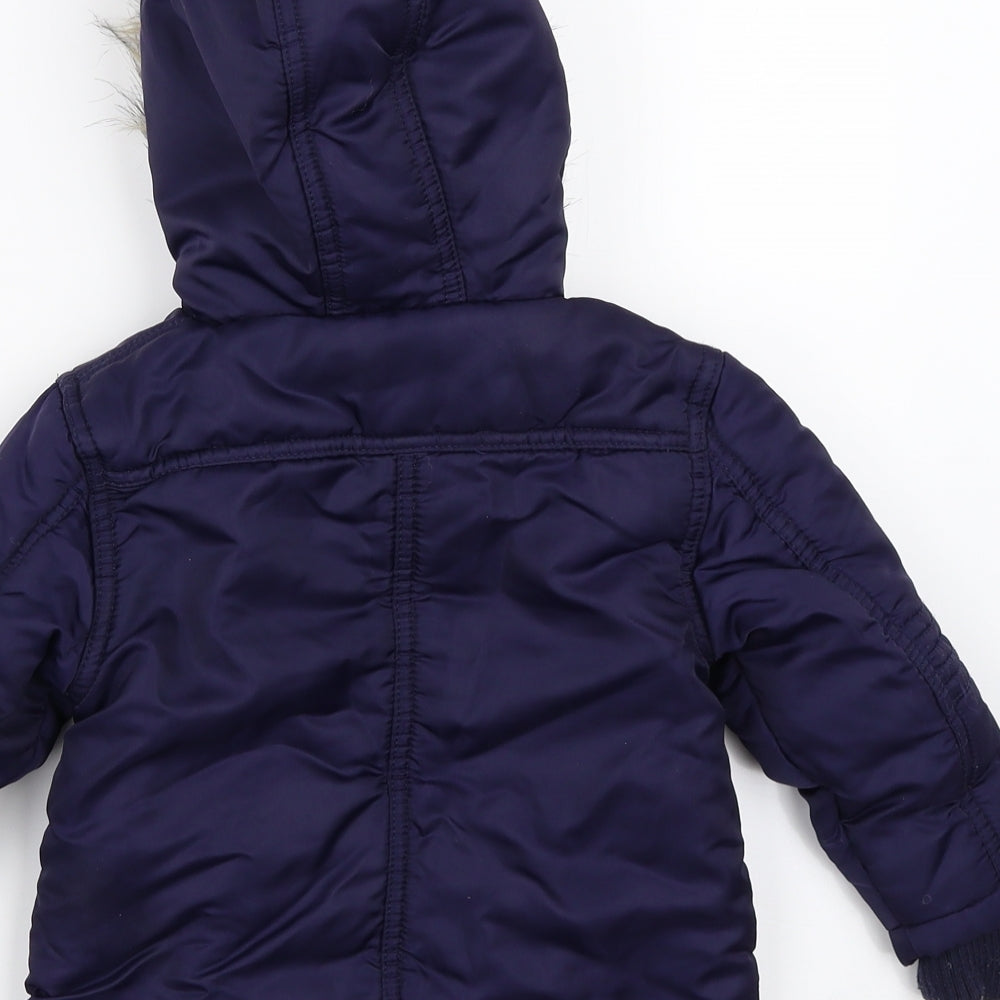 SoulCal&Co Boys Blue   Basic Coat Coat Size 2-3 Years