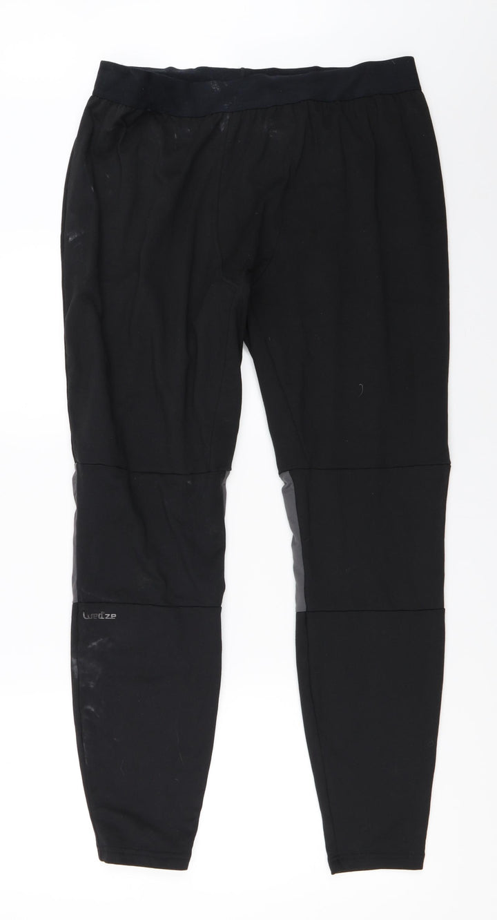 DECATHLON Womens Black Sweatpants Trousers Size 41 in L30 in