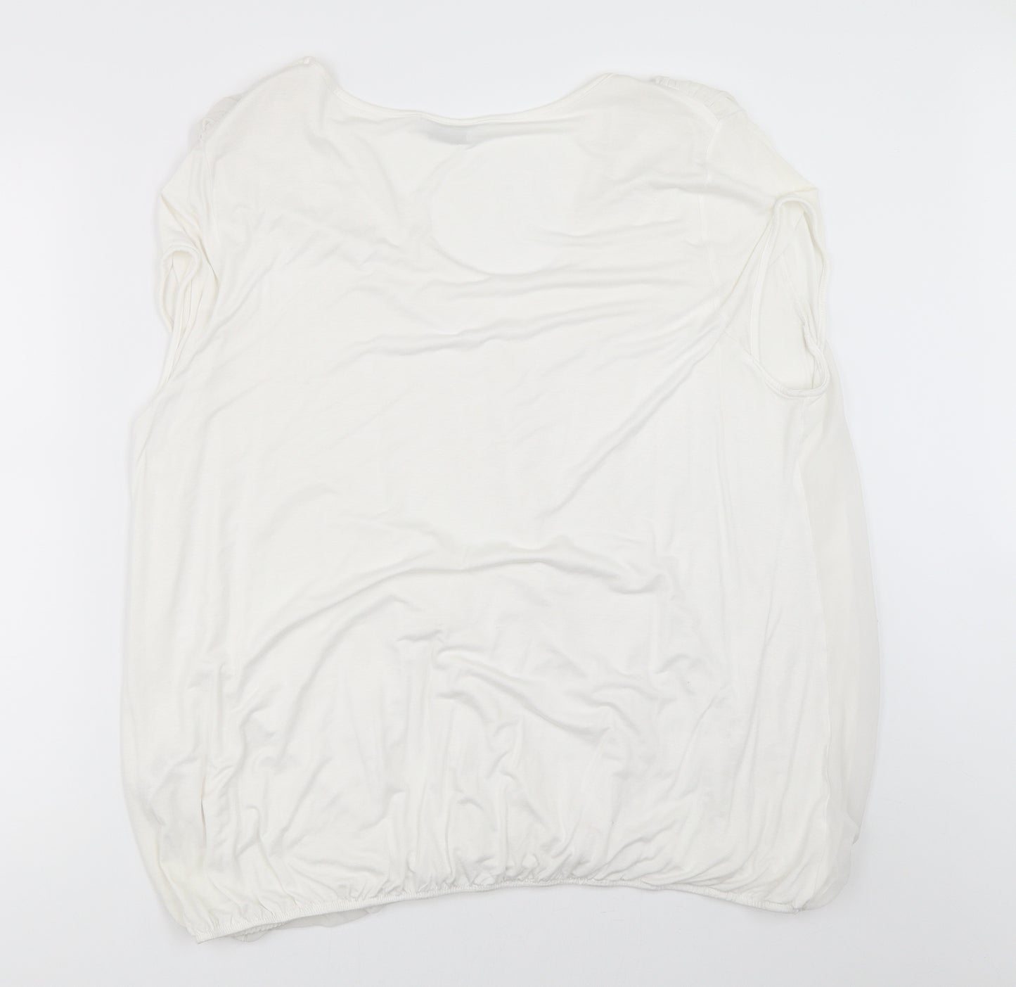 George Womens White   Basic Blouse Size 24