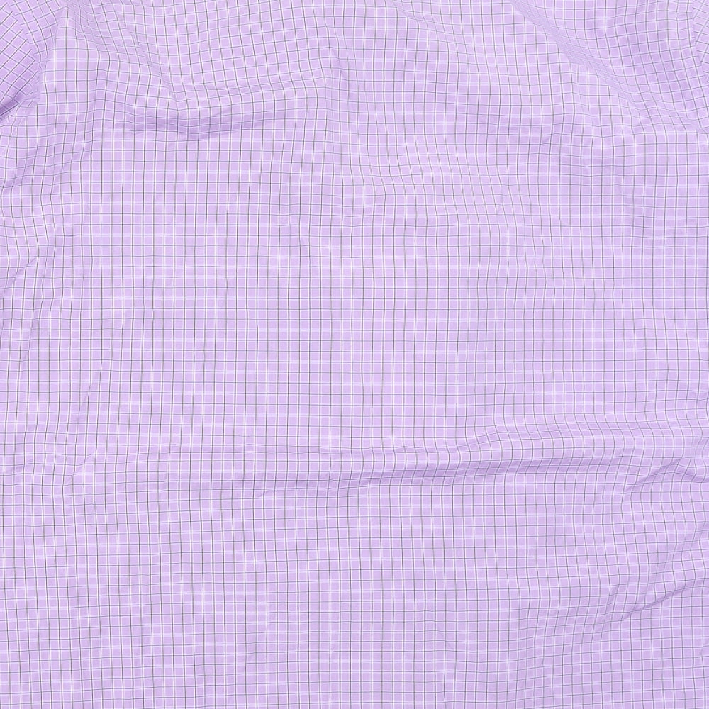 Hutson Harbour Mens Purple    Button-Up Size 16.5