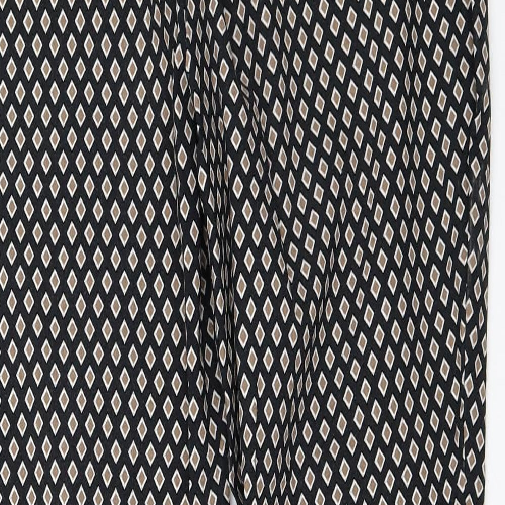 F&F Womens Black   Capri Trousers Size 12 L27 in