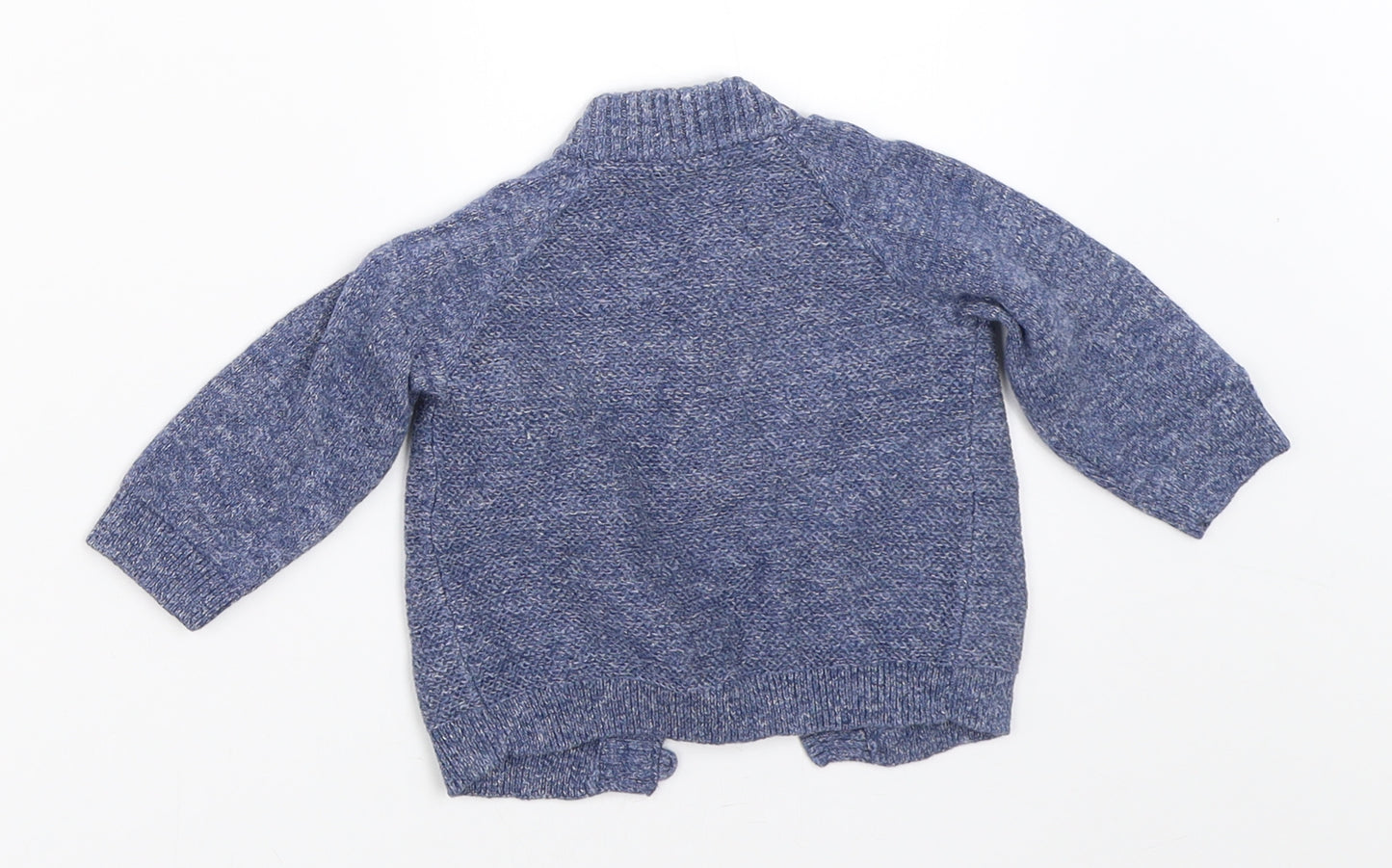 Matalan Boys Blue   Cardigan Jumper Size 0-3 Months