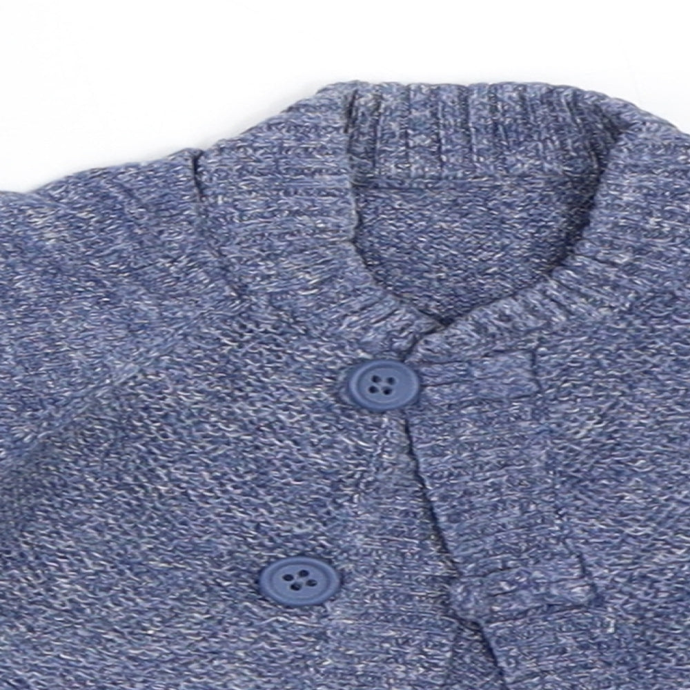 Matalan Boys Blue   Cardigan Jumper Size 0-3 Months