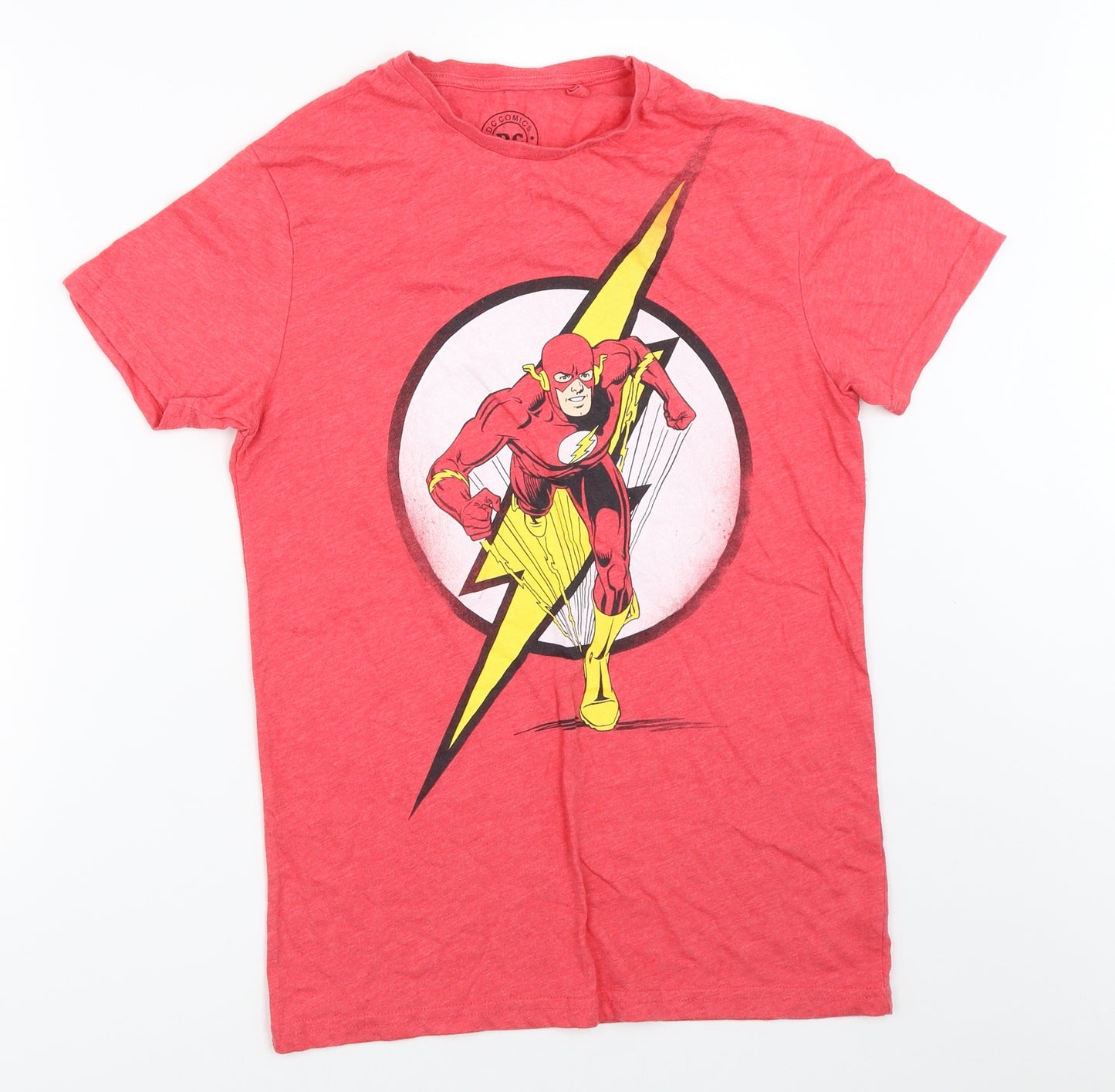 DC Comics Mens Pink    T-Shirt Size S