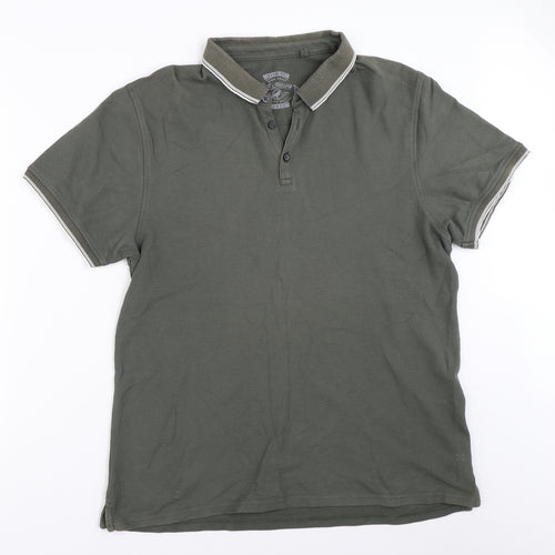 Red Herring Mens Green    Polo Size L