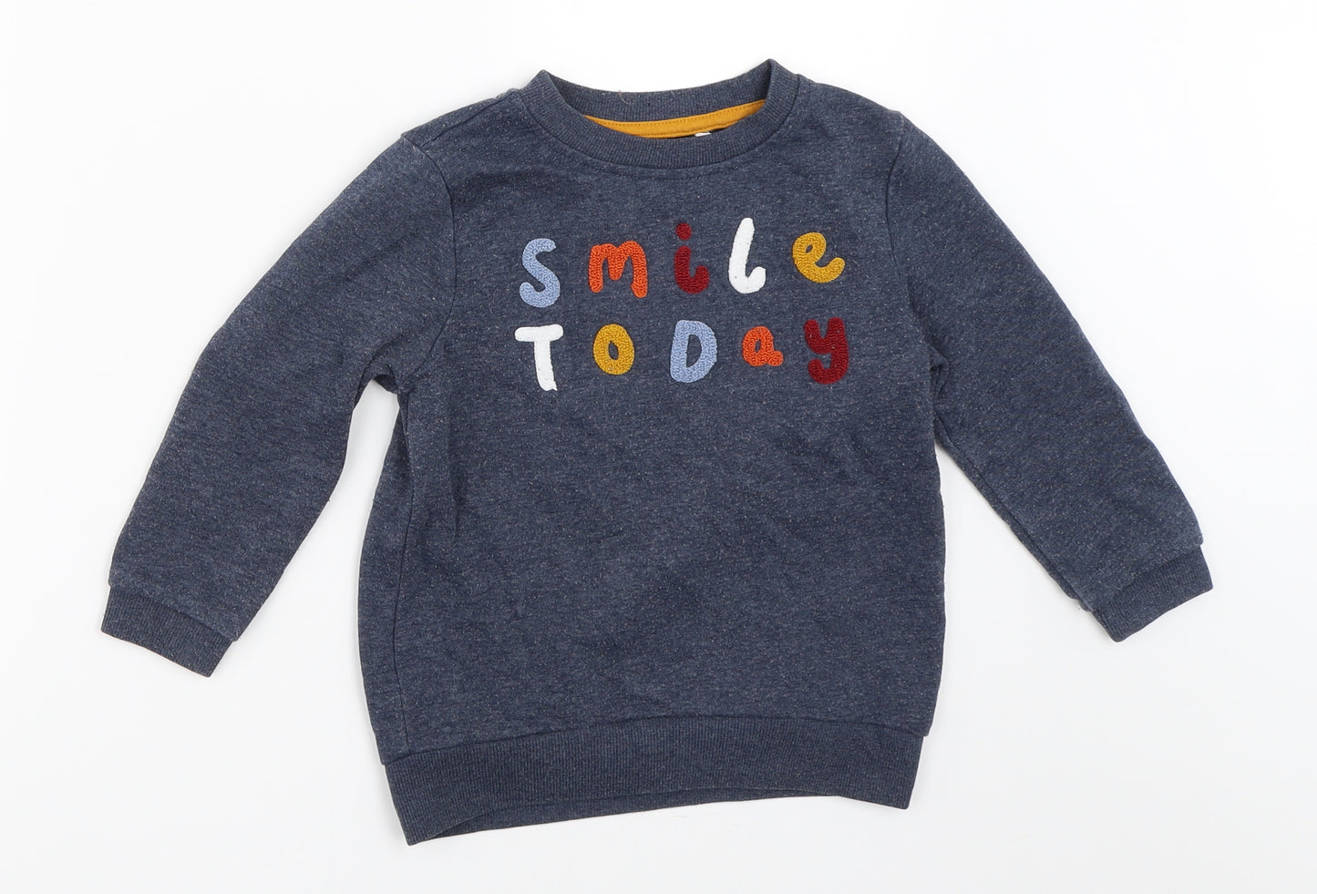 George Boys Blue   Pullover Sweatshirt Size 3-4 Years