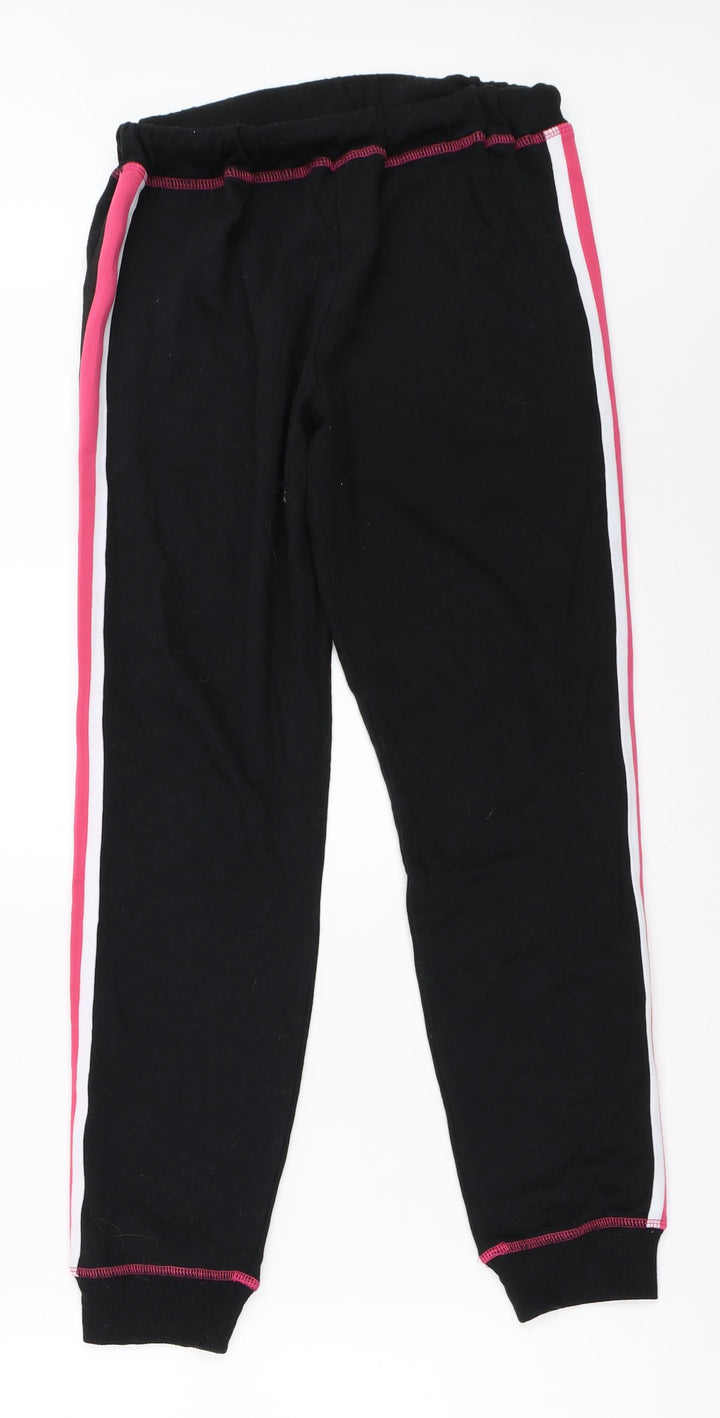 Studio Womens Black Jogger Trousers Size 8 L27 in
