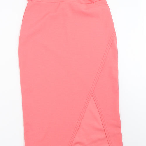 Pink Boutique Womens Pink   Wrap Skirt Size 10