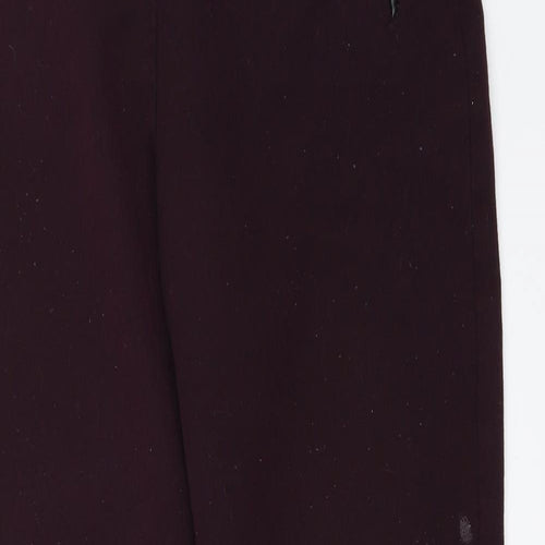 F&F Womens Purple   Capri Trousers Size 12 L29 in