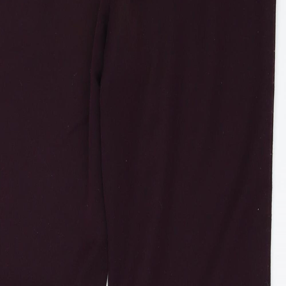 F&F Womens Purple   Capri Trousers Size 12 L29 in