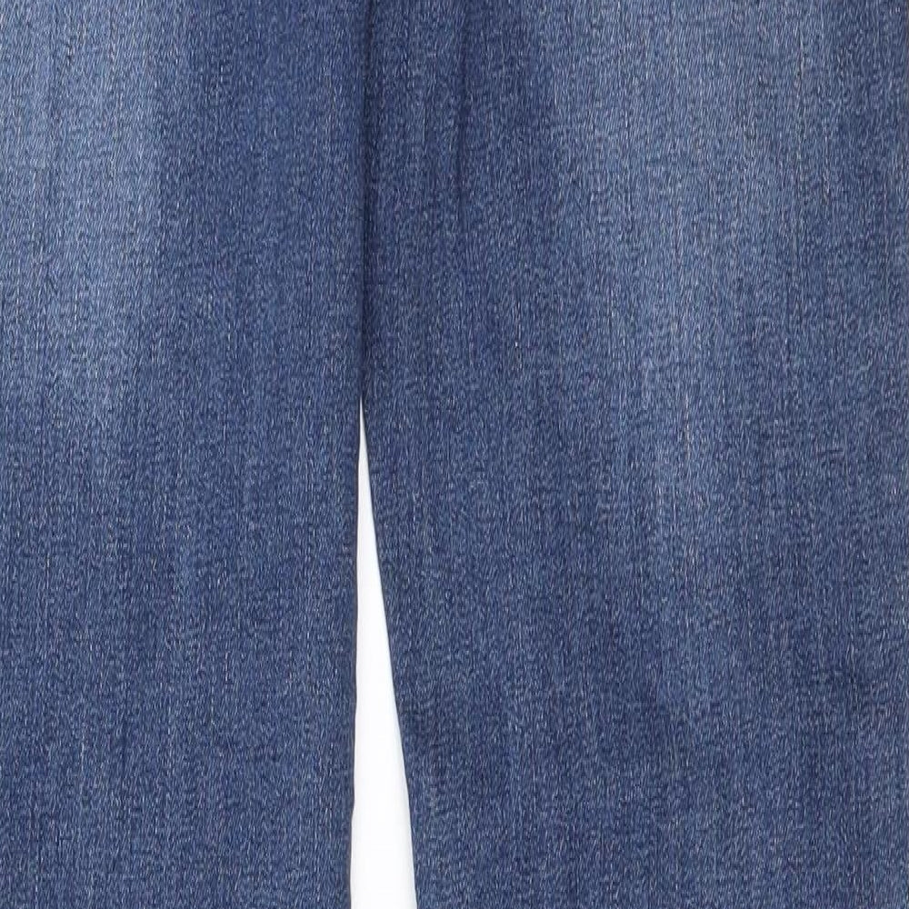F&F Womens Blue  Denim Straight Jeans Size 10 L34 in