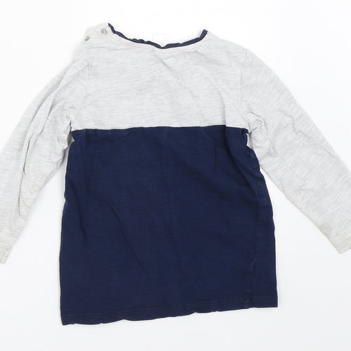 H&M Boys Blue   Basic T-Shirt Size 18-24 Months
